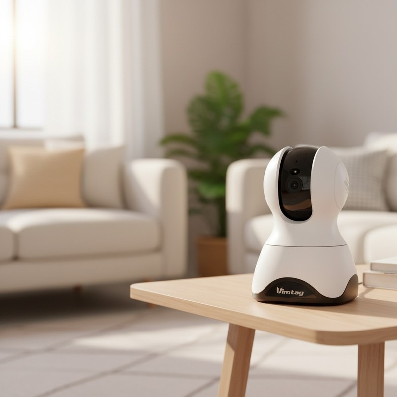 Secure Home with 4MP WiFi Camera: Motion Tracking, Night Vision & App Control