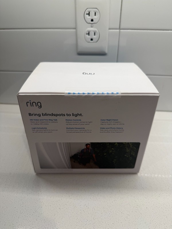 Ring Spotlight Cam Plus Camera Indoor/Outdoor Wireless Pack of 2 Battery New!!!! gallery