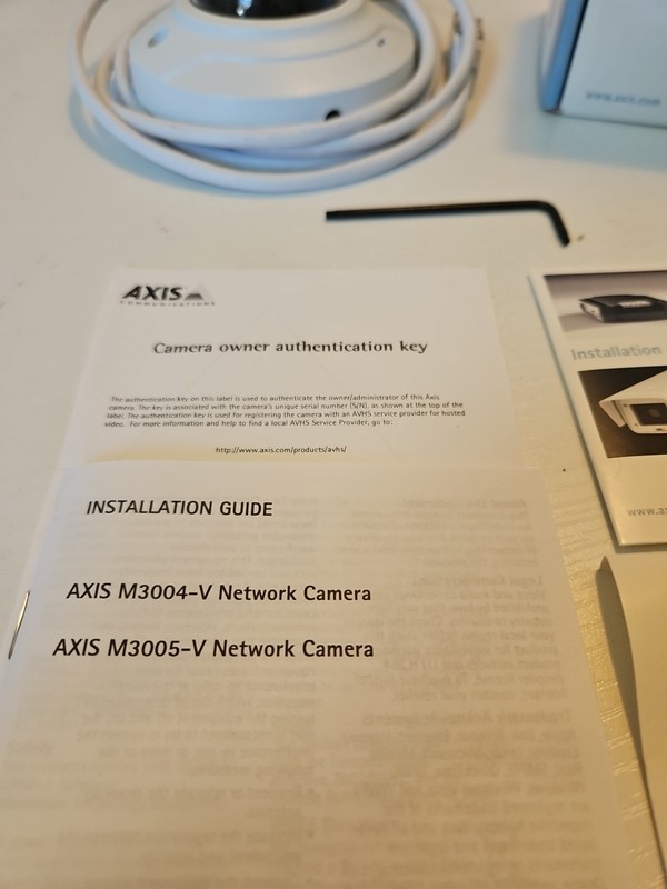 Axis M3004-V POE 1080p 2mp Network Mini Dome Security Camera gallery