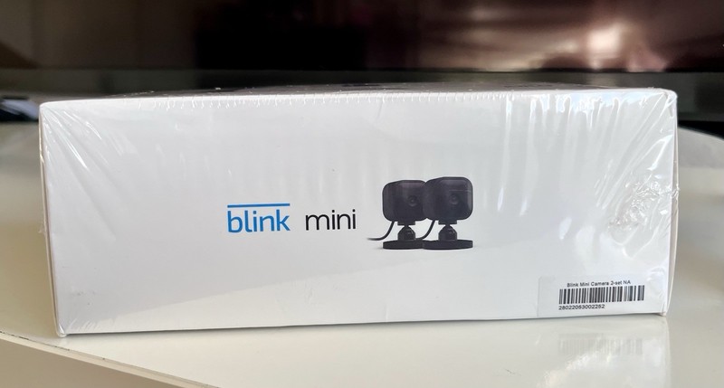 Blink Mini Indoor 1080p Wi-Fi Home Security Camera 2-Pack Black Color New Sealed gallery
