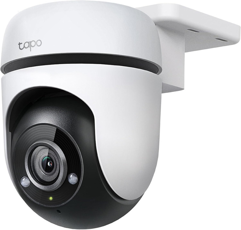 Tapo 1080P Outdoor Wired Pan/Tilt Security Wi-Fi Camera, 360° View, Motion Track