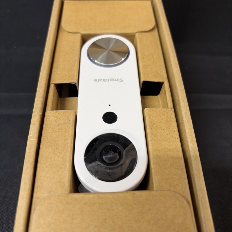 SimpliSafe Video Doorbell Pro SSDB3 Wired Security Camera White 1080p NEW gallery