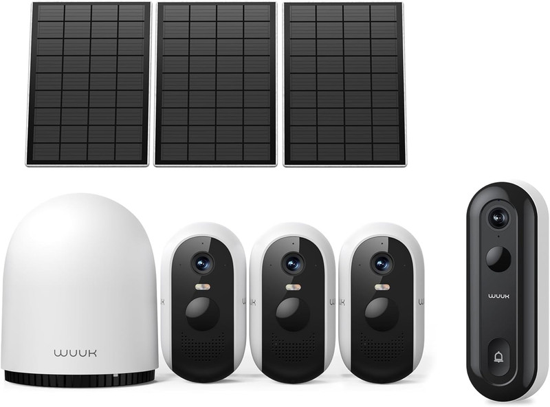 Home Security Camera 3 Cam-Kit and Doorbell Camera
