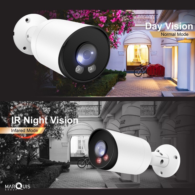 Marquis/Universal 4MP Color Night PoE Bullet IP Camera with Audio 2.8mm gallery