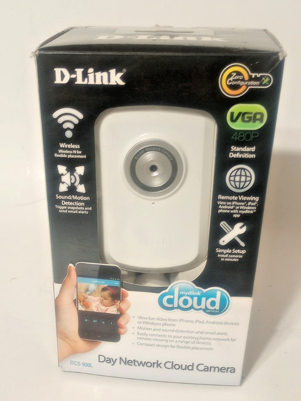D-Link DCS-930L Day Network Cloud Camera-Wireless Surveillance Home OfficeCamera