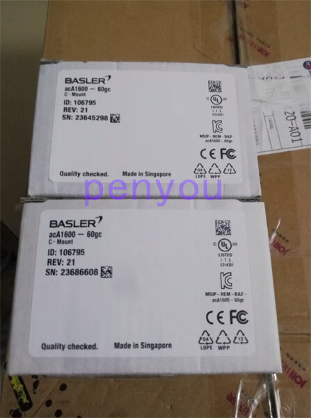 BASLER acA1600-60gc industrial camera Brand New DHL or FedEx