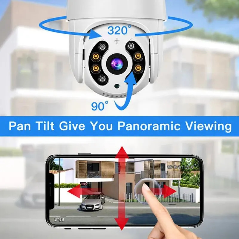 8MP 4K IP Camera 5MP Speed Dome Auto Tracking PTZ Wireless Outdoor gallery