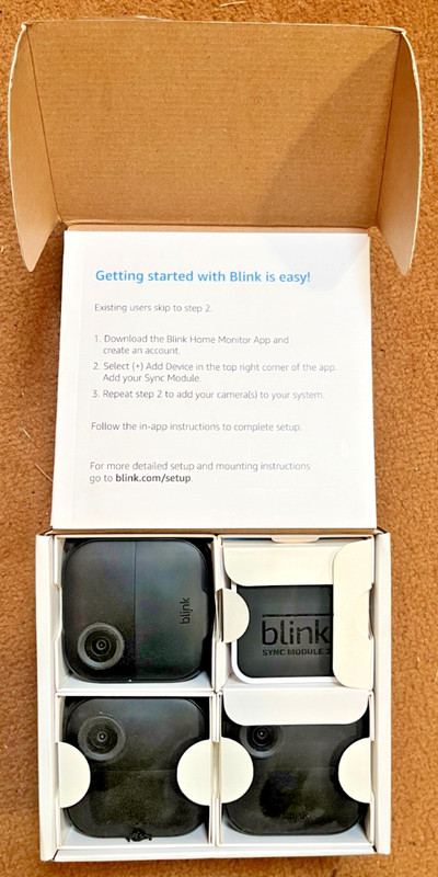 Blink Outdoor 4 1080p Wi-Fi Outdoor 3-Camera Security System - Black - NEW gallery