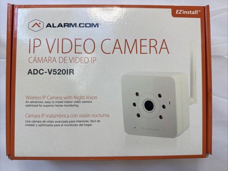 New In Box Alarm.com IP Video Camera V520IR