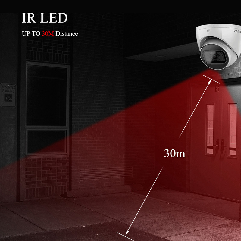 7 Pack Vikylin 4MP POE Camera Outdoor Starlight IR 30M Microphone Wired Ethernet gallery