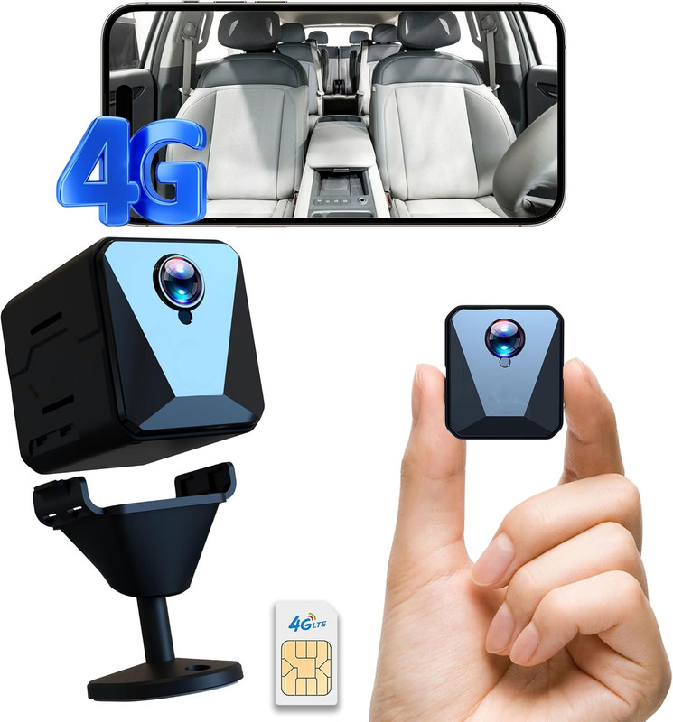 No Wifi Security Camera-2K Cellular Security Camera-Car Security Camera with Sim
