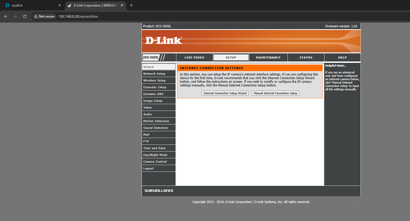 D-LINK DCS-5020L Wireless Cloud Security Camera N Day/Night Pan/Tilt *READ DESC* gallery