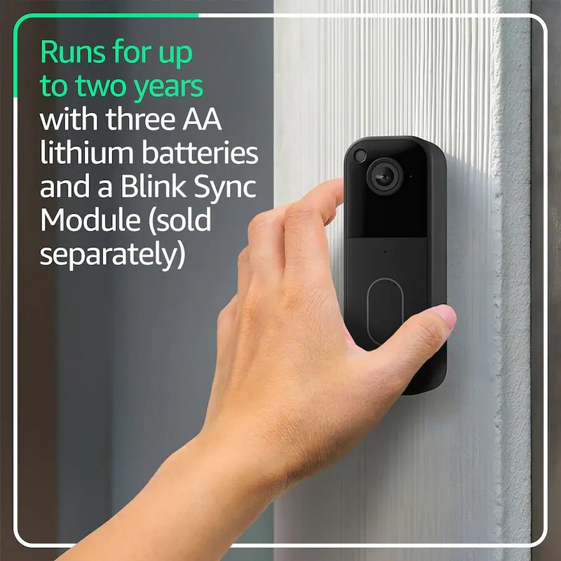 Blink Video Doorbell 2nd Gen HD Wireless Camera Doorbell (Sync Module Required) gallery