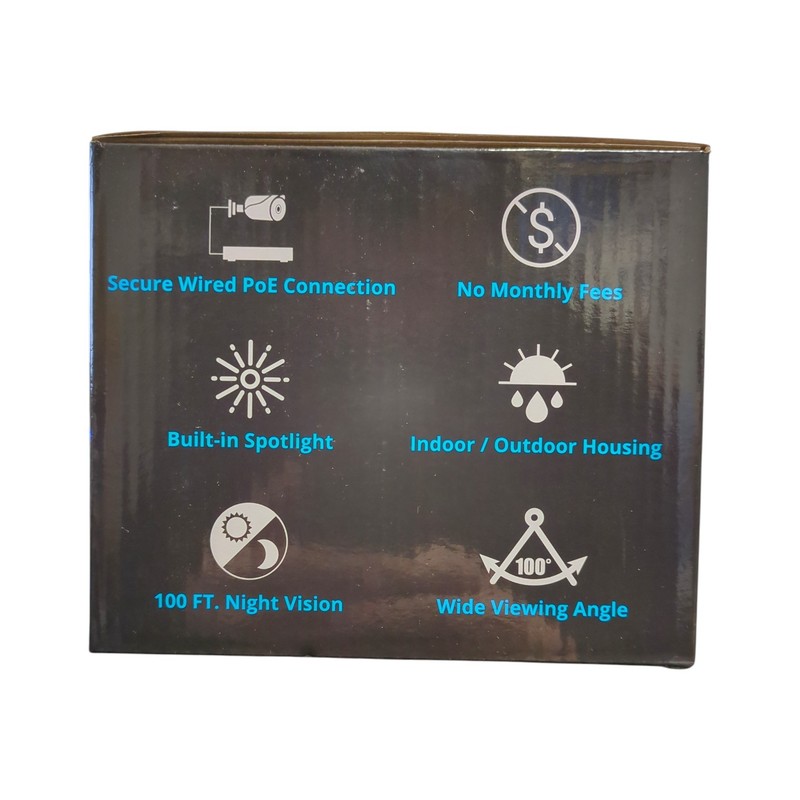 Night Owl Wired Add-On IP Deterrence Camera, 4K, CAM-FTN8-BU gallery