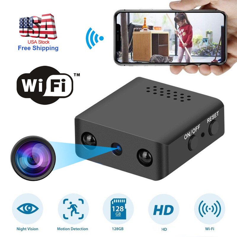 HD 1080P Mini WiFi Camera PIR Motion Detection Night DVR Home Security Nanny Cam gallery