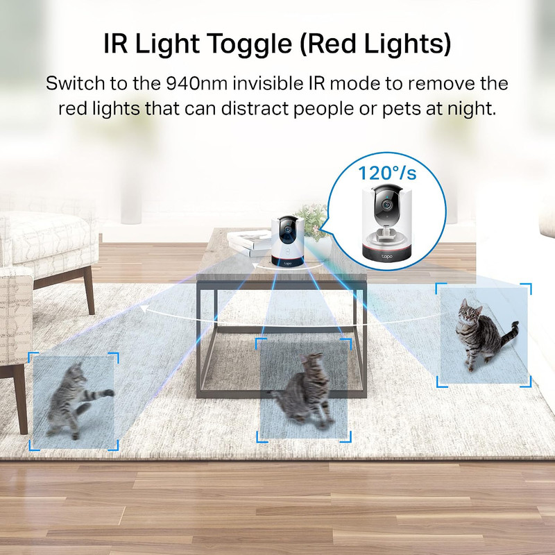 Tp-Link Tapo 2K QHD Pan/Tilt Wi-Fi Camera | Apple Homekit | Physical Privacy Mod gallery