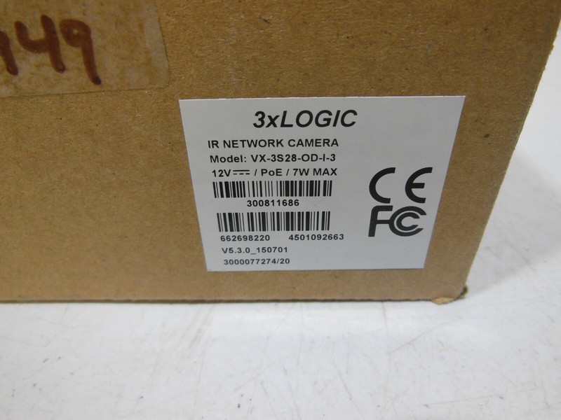 3xLogic IR Network Camera VX-3S28-OD-I-3 - New gallery