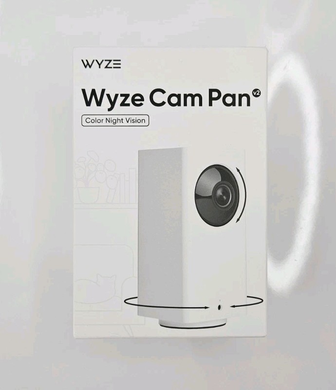 Wyze Pan v2 Indoor Wired 1080p HD Securtiy Camera White WYZECP2 SEALED- NEW