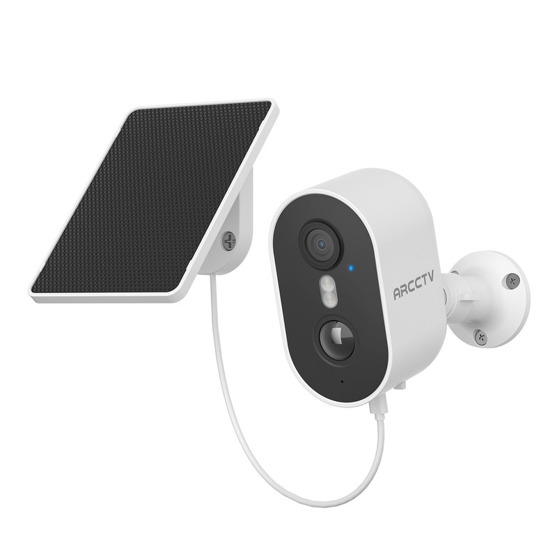 ARCCTV 4MP Wireless Solar Powered Security Camera Dual-Band WiFi & Two-Way Audio