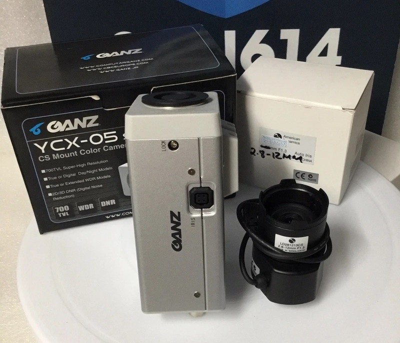GANZ YCX-05 Security Color Camera W/2.8-12mm 700TVL True WDR True Day/Night NEW! gallery