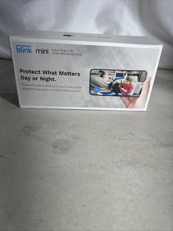 Blink Mini Indoor 1080p Smart WiFi NEW Security Camera 2-Pack Wired SEALED✅ gallery