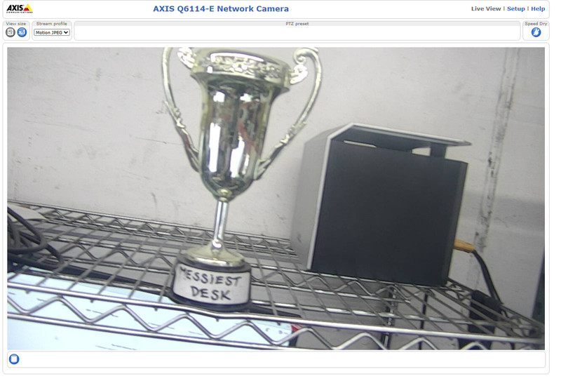AXIS PTZ DOME SECURITY CAMERA Q6114-E 60HZ 0650-001-01 T8-A3 gallery