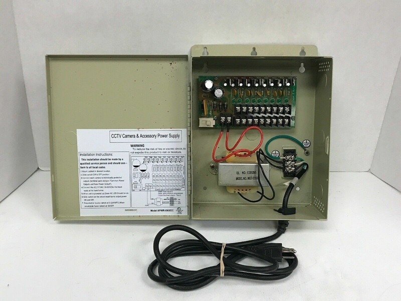 CCTV Camera & Accessory Power Supply Cabinet PWR-0900DC