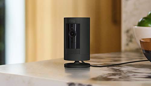 Ring Stick Up Cam Plug-In HD security camera with two-way talk, Works with Alexa gallery