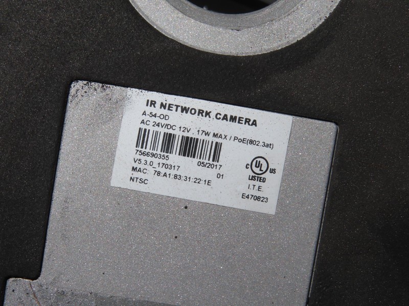 Advidia A-54-OD Panasonic 3MP D/N IP IR Network H.264 PoE Dome Camera gallery