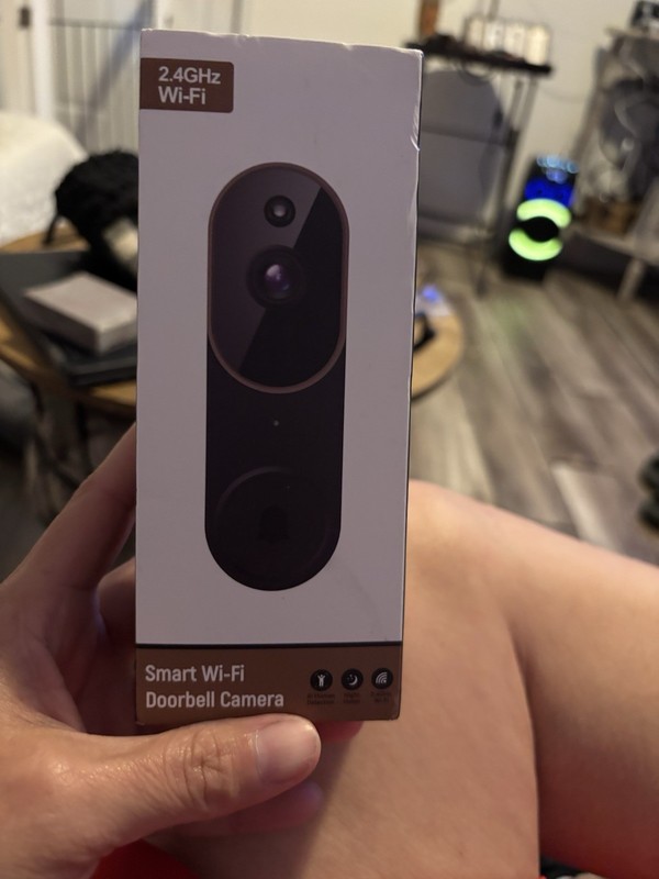 Brand-new Smart WiFi Doorbell Camera — 2.4GHz, AI Human Detection, Night Visio