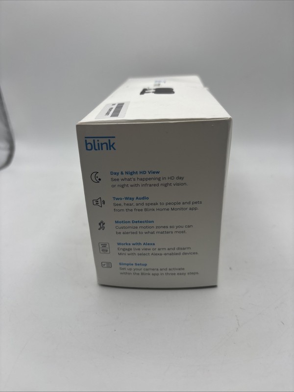 Blink Mini Indoor Smart Security Camera 2-Pack 1080p HD Wi-Fi Alexa Black gallery