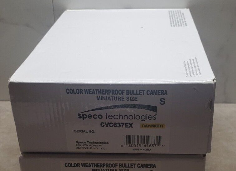 Speco Technologies CVC 637EX Color Weatherproof Bullet D/Night Security Camera