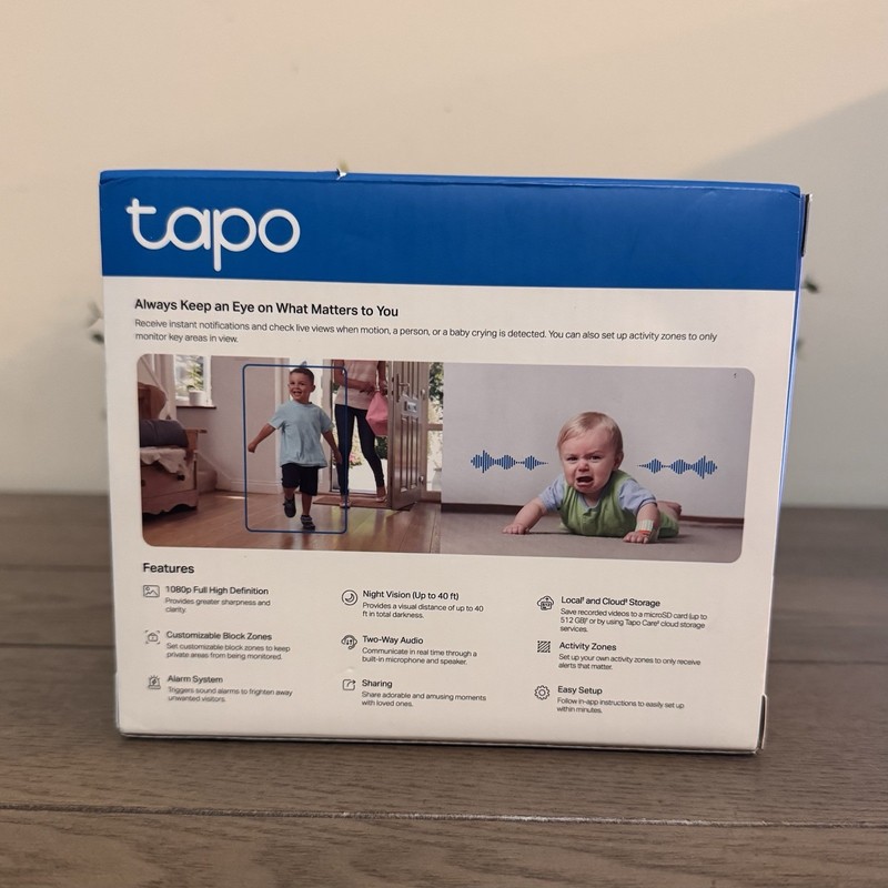 TP-Link Tapo 1080P Indoor Wired Security Camera gallery