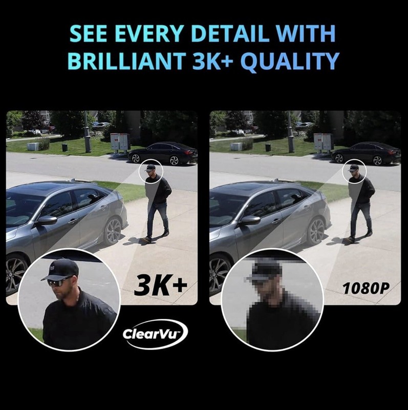 Defender AI Powered Guard Pro 3K Plus - Dual lenses - PTZ Wi-Fi 6 - NIB gallery