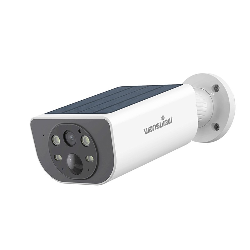 1-4PCS Wansview Wireless Security Camera WiFi Solar Battery Powered Home Outdoor