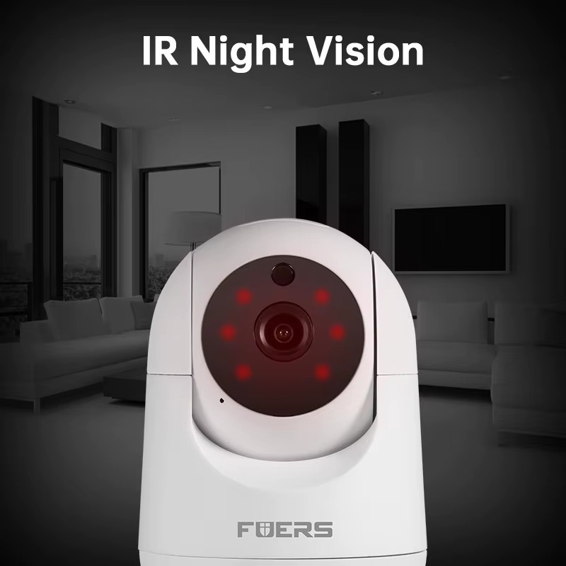 8MP 4K Indoor WiFi IP Camera Tuya Smart Home Wireless Surveillance Cam Night Vis gallery
