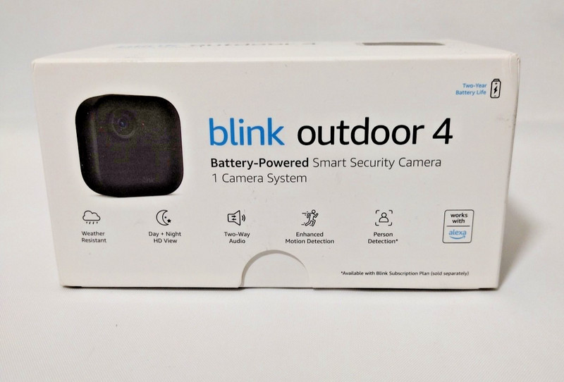 Blink Outdoor 4 (Newest Model) – Wireless Smart Security Camera, fast shipping