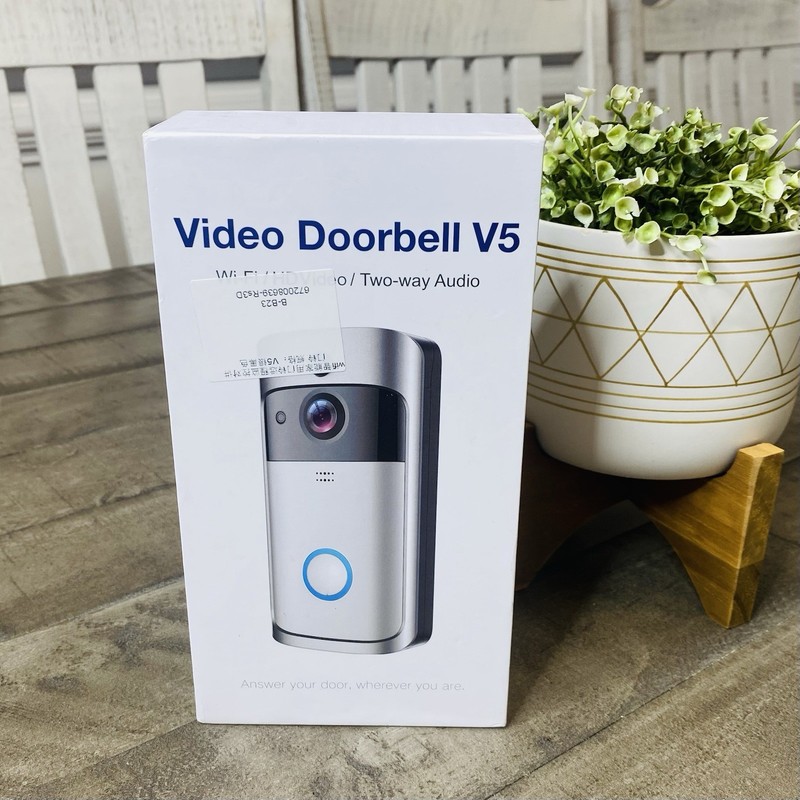 Video Doorbell V5 Smart Wireless Security Camera – HD Video & 2-Way Audio