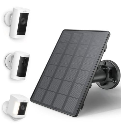 EcoShield Solar Panel Battery for Ring Outdoor Camera — 4W Solar Powered gallery