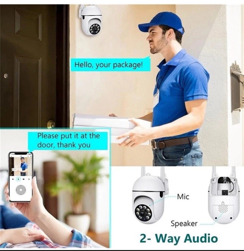 4-Pack Wireless 5G WiFi Security Camera System Smart Outdoor Night Vision 1080P
