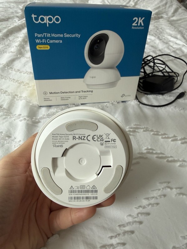 TP-Link Tapo C210 2K Resolution Pan/Tilt Home Security Camera - White gallery