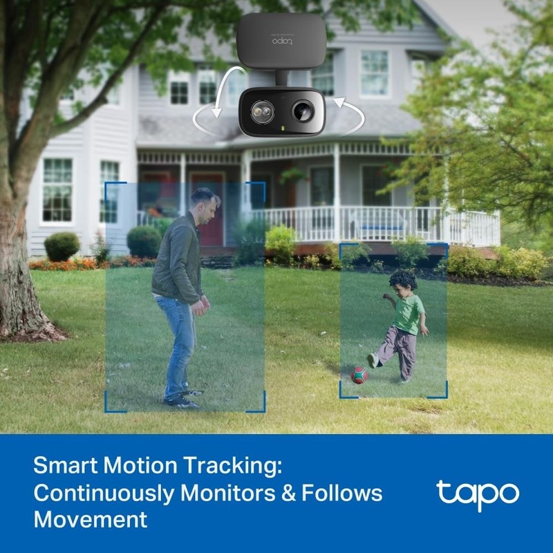 Tapo 2K Indoor/Outdoor Pan/Tilt Wired Security Camera - Baby Monitoring, Pers... gallery