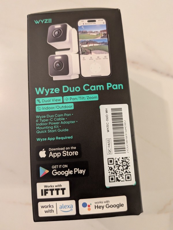 Wyze Duo Cam Pan Tilt Color Night Vision Camera gallery