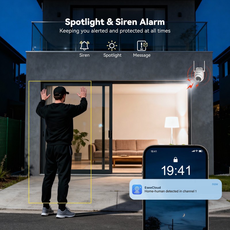 Jennov Wireless Security Camera Smart Night Vision Outdoor 2.4/5 G WiFi Cameras gallery