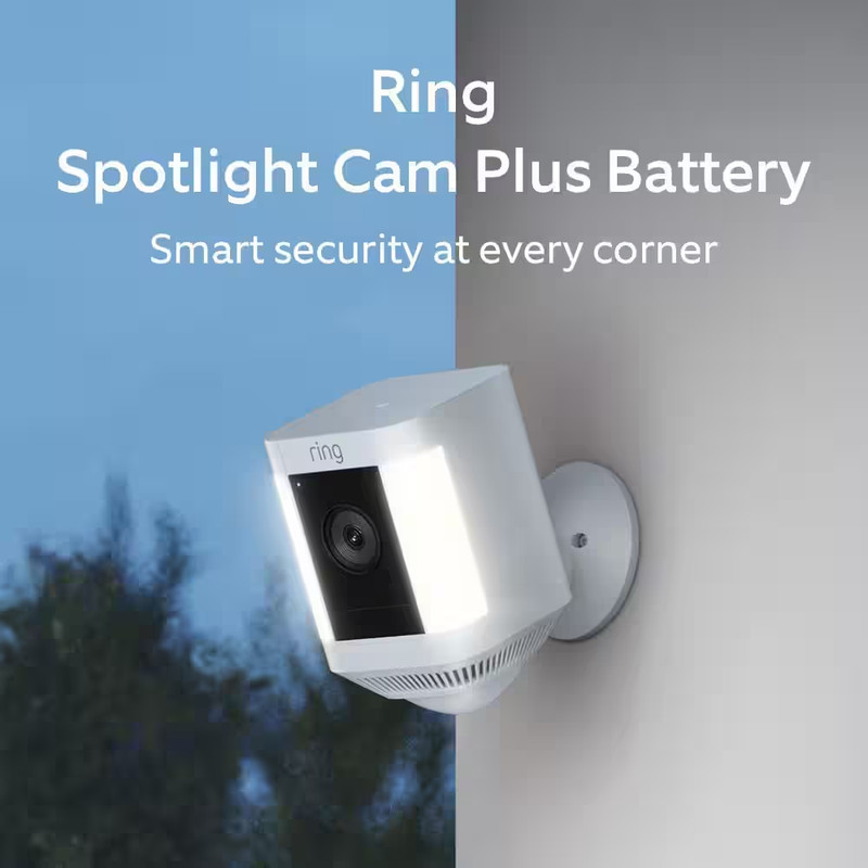 Spotlight Cam Plus, Battery - Smart Security Video Camera with LED Lights, 2-Way gallery