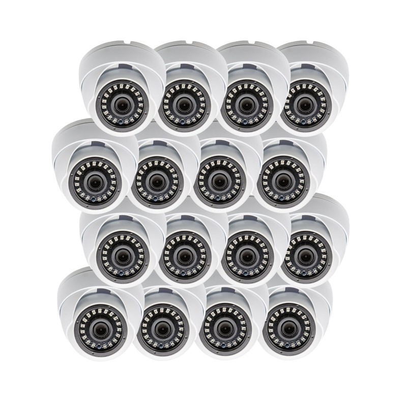16 Pack 1080p Day Night Vision Outdoor Indoor Surveillance Security Camera