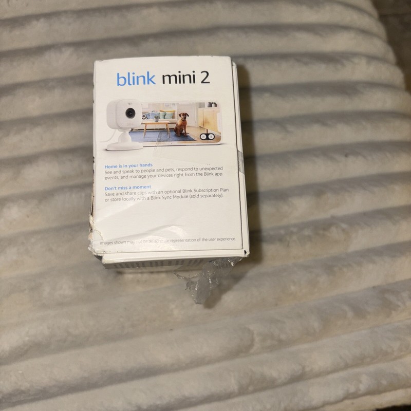Blink Mini 2 White Amazon Security Camera MGRK2 B4 gallery