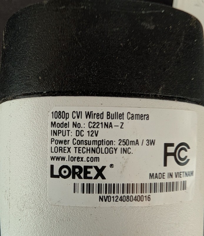 2 Lorex C221NA -Z Wired Bullet Security 1080p 12v HD video Cameras gallery