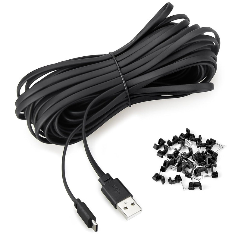 30 Ft Power Cord for Blink Mini 2 Camera, Blink Outdoor 4, Long USB C Extension gallery