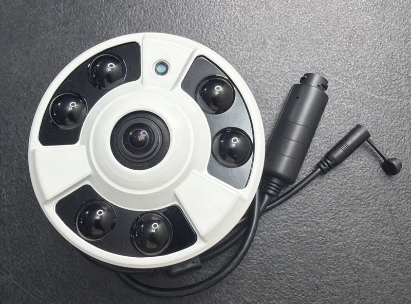 4MP Fisheye Wide Angle Dome Camera IR Night Vision Indoor Outdoor Wired AHD CCTV